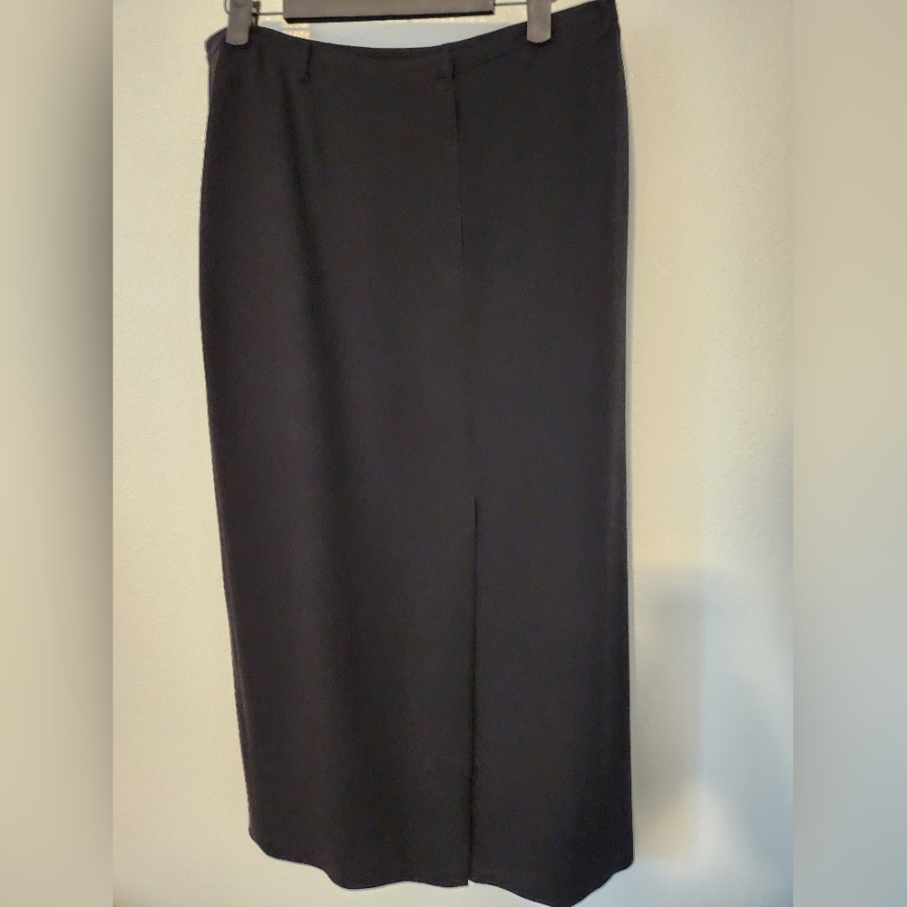 Liz Claiborne Elegant Black Maxi Skirt